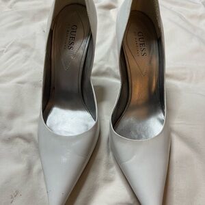 Guess Women's Classic White Heels